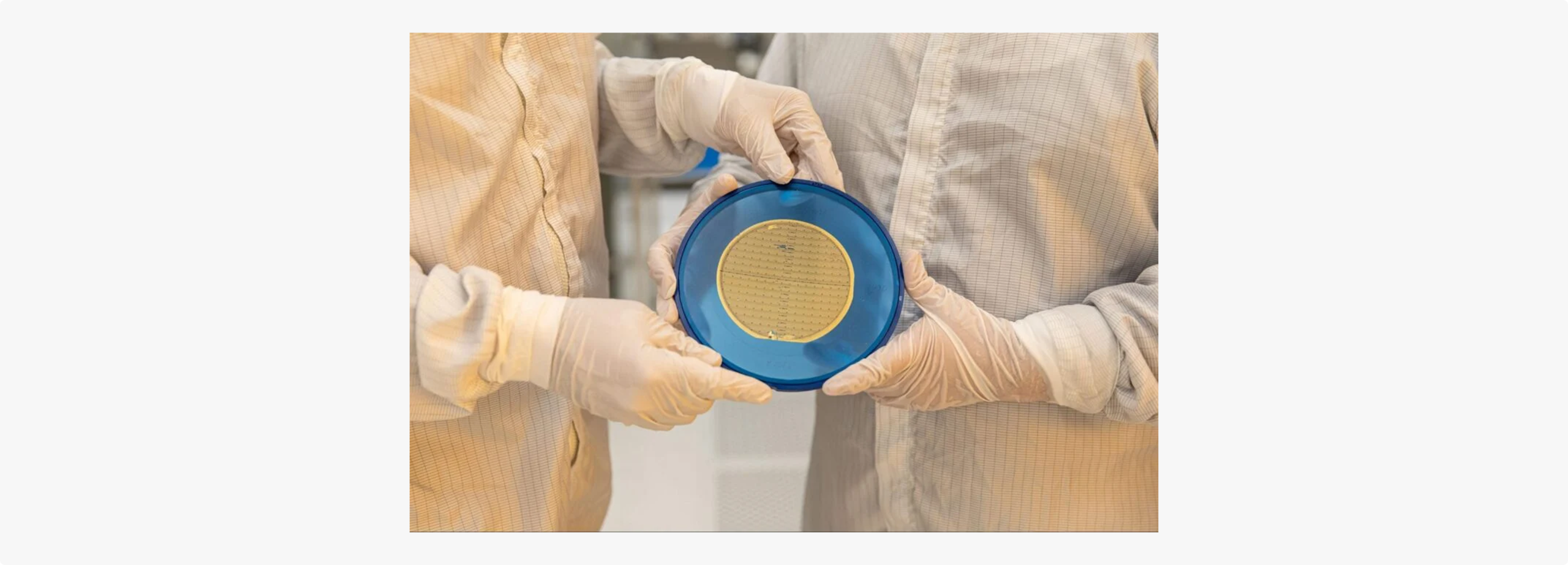 Ina HEMT semiconductor wafer used in manufacturing cryogenic RF amplifiers